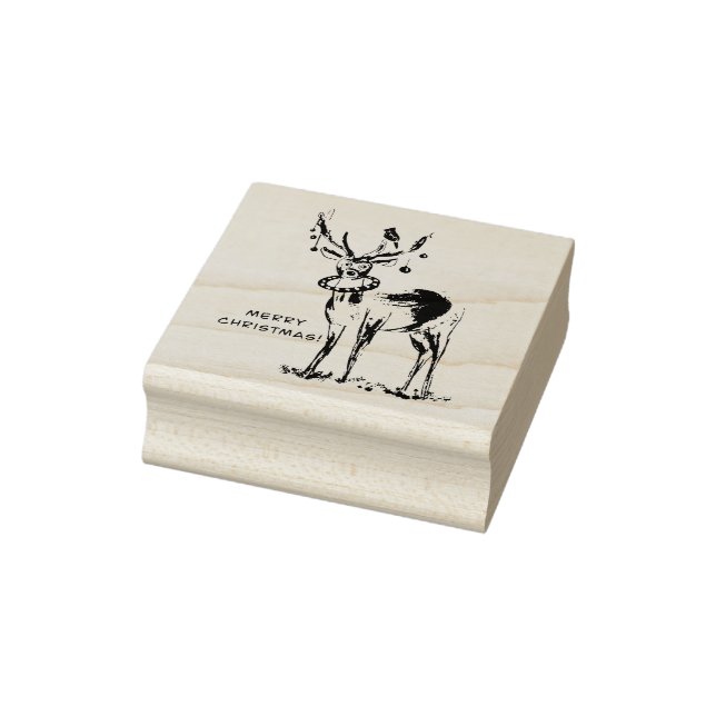 Christmas Deer Stamp (Stamp)