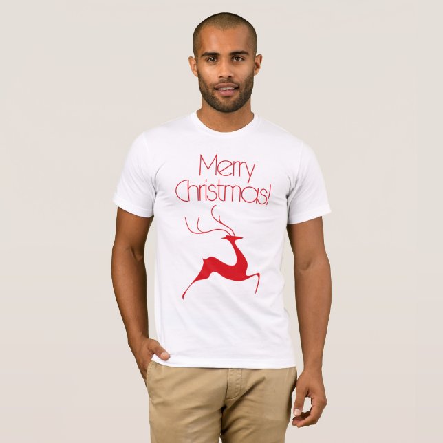 Christmas deer T-Shirt (Front Full)