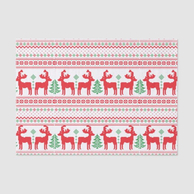 Christmas Deer Tissue Paper (Front)