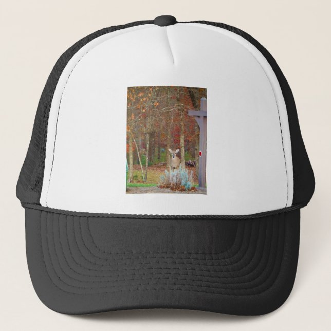 Christmas Deer Trucker Hat (Front)