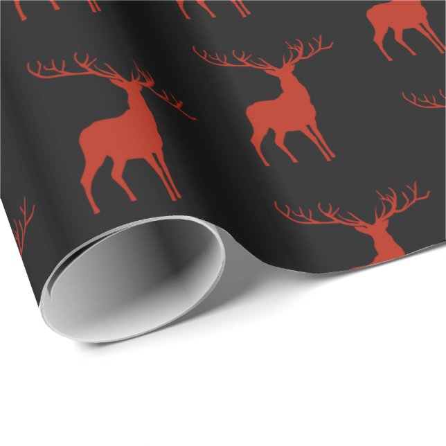 Christmas Deer Wrapping Paper (Roll Corner)