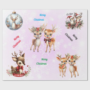 Christmas Deers Wrapping Paper