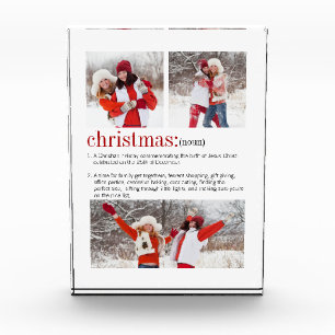 Christmas Definition Holiday Photo Block