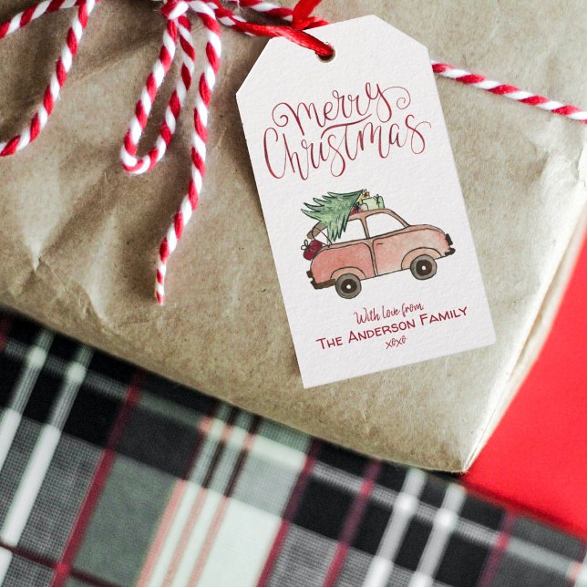 Christmas Delivery {RED} Gift Tags (Creator Uploaded)
