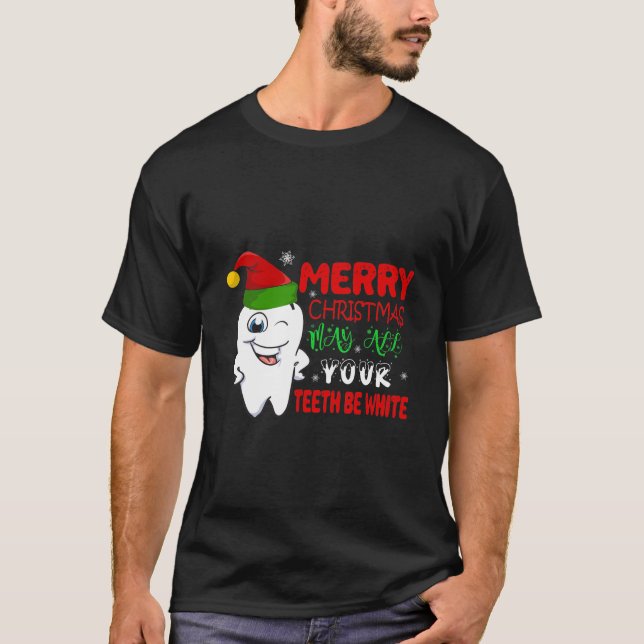 christmas dental may all your teeth be white Essen T-Shirt (Front)