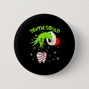 Christmas Dental Squad Cute Dentist Dental Hygieni 6 Cm Round Badge