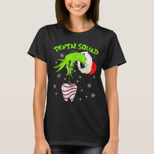 Christmas Dental Squad Cute Dentist Dental Hygieni T-Shirt