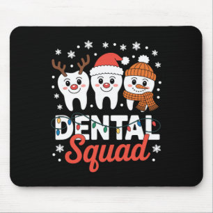 Christmas Dental Squad Dental Lab Hygienist Mouse Mat