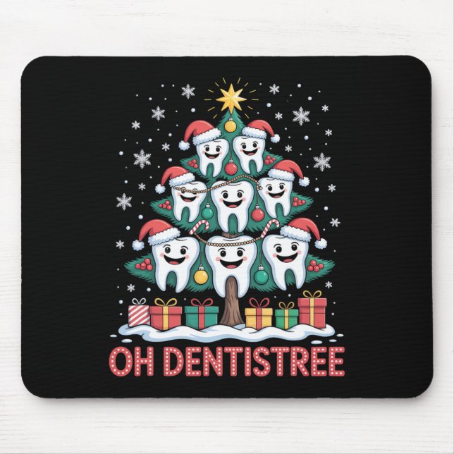 Christmas Dental Squad Oh Dentistree  Mouse Mat (Front)