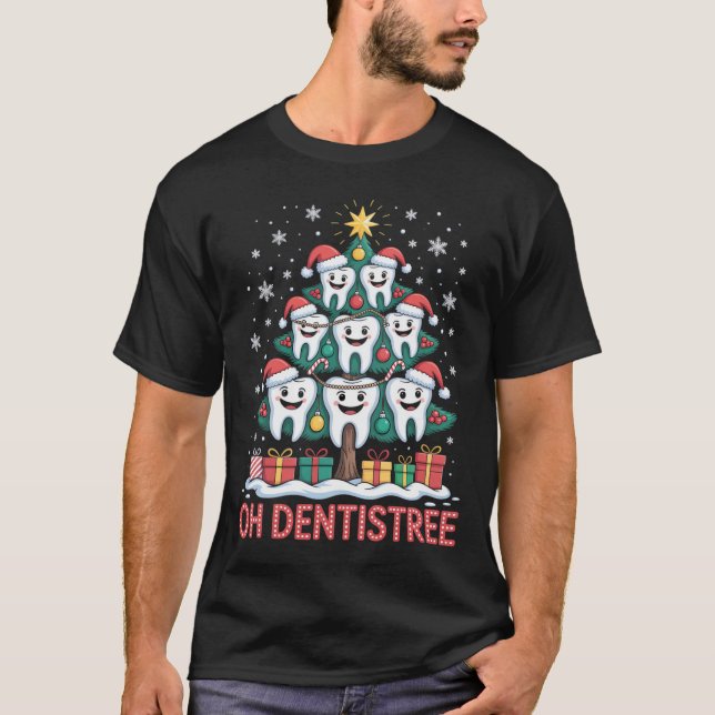 Christmas Dental Squad Oh Dentistree  T-Shirt (Front)