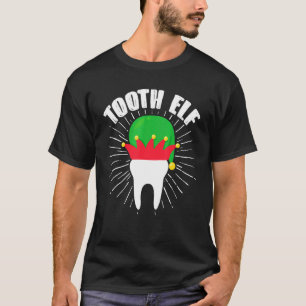 Christmas Dentist Dental Hygienist Tooth Elf Match T-Shirt