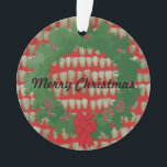 Christmas Dentist Orthodontist Dental Hygienist Ornament<br><div class="desc">A unique Christmas ornament for anyone in the dental field.  The text and font colour and size is all you.  As well as the background colour.  This ornament would be perfect for your dentist,  orthodontist,  or dental hygienist .</div>