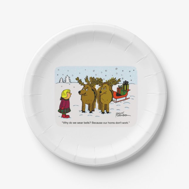 Christmas design 12 paper plate (Front)