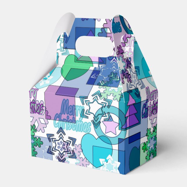 Christmas design favour box (Front Side)