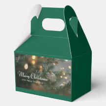 Christmas design favour boxes