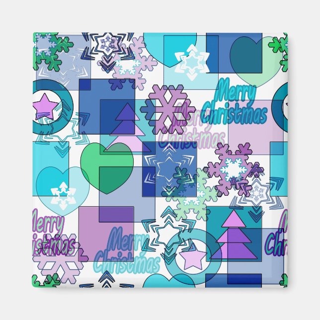 Christmas design magnet (Front)