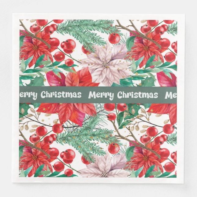 Christmas Design Paper Napkins (Front)