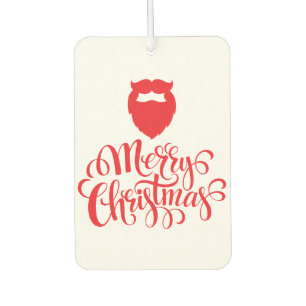 Christmas design Santa beard Car Air Freshener