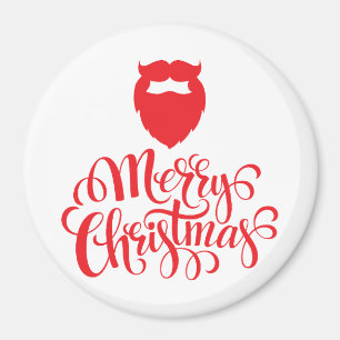 Christmas design Santa beard Magnet