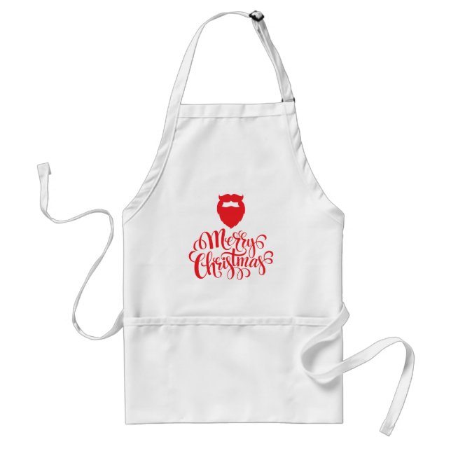Christmas design Santa beard Standard Apron (Front)