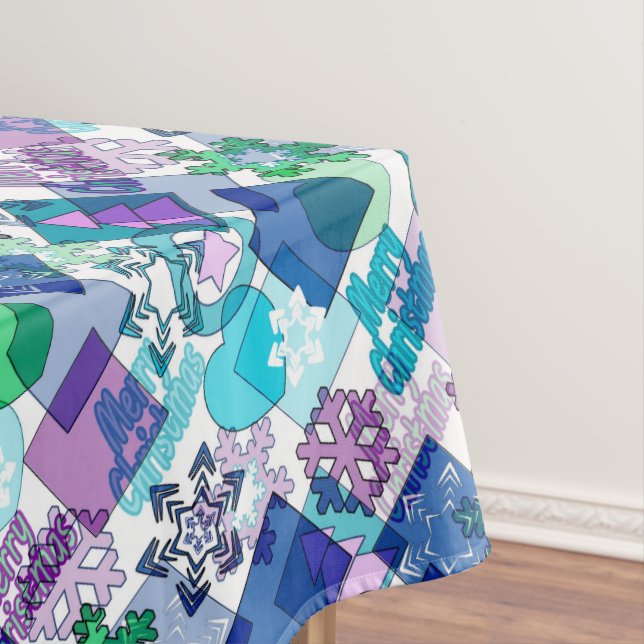 Christmas design tablecloth (In Situ)