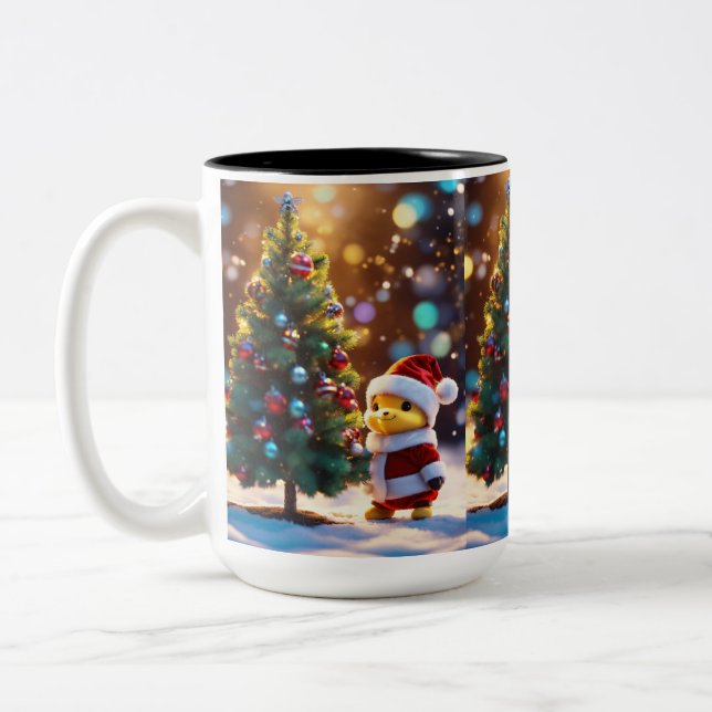 christmas design tea mug (Left)