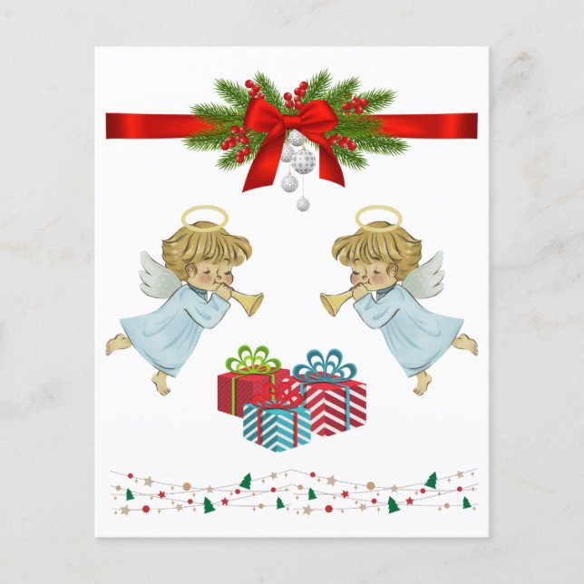 Christmas design with angels (Front)