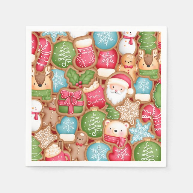 Christmas Dessert Napkin (Front)