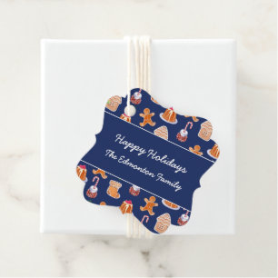 Christmas Desserts Favour Tags