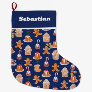 Christmas Desserts Large Christmas Stocking