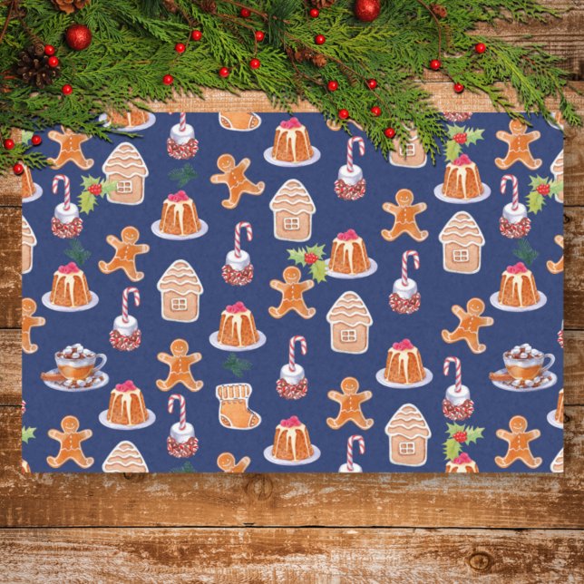 Christmas Desserts Tissue Paper (Creator Uploaded)