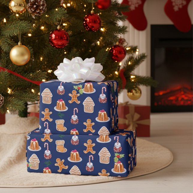 Christmas Desserts Wrapping Paper (Creator Uploaded)