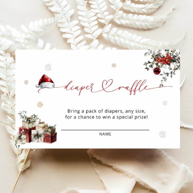 Christmas Diaper Raffle Enclosure Card (Creator Uploaded)