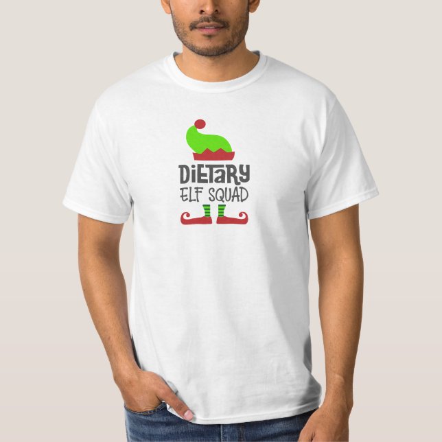 Christmas Dietary Elf Squad, Dietary squad T-shirt (Front)