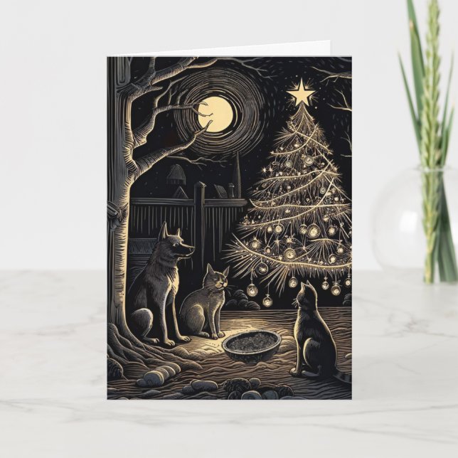 Christmas Dinner  Card (Front)