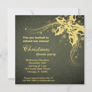 Christmas Dinner Invitation
