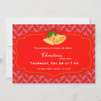 Christmas dinner invitation