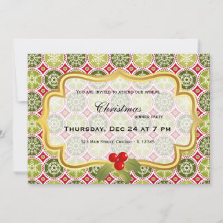 Christmas dinner invitation