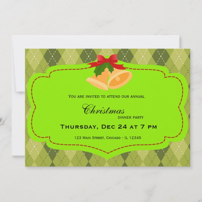 Christmas dinner invitation (Front)