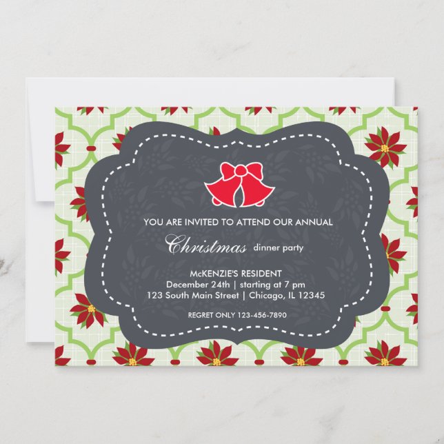 Christmas dinner invitation (Front)