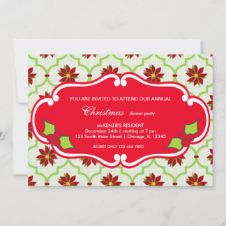 Christmas dinner invitation