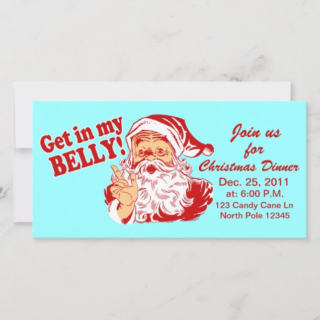 Christmas Dinner Invitations (Front)
