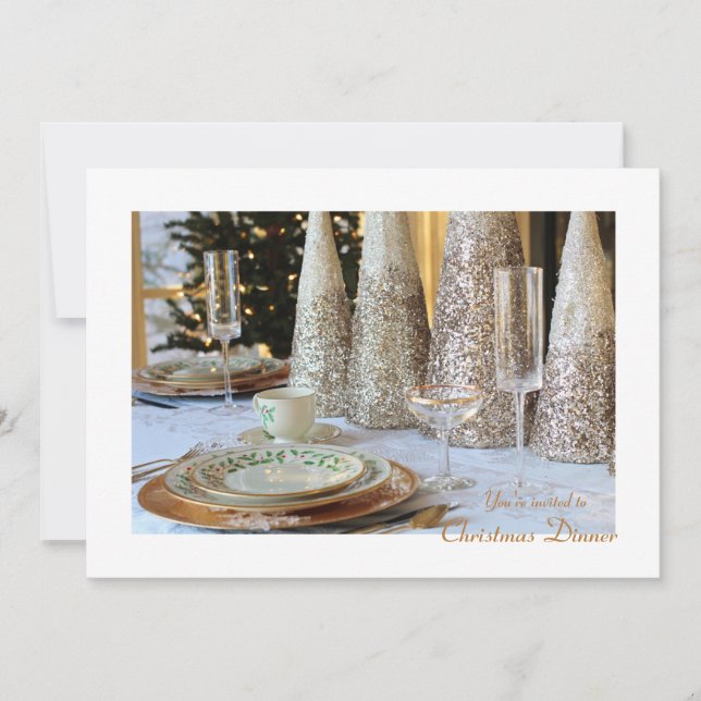 Christmas Dinner Invitations (Front)