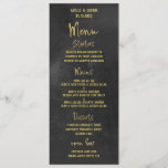 Christmas Dinner Menu Gold Calligraphy Script<br><div class="desc">Christmas dinner menu for weddings and special events</div>