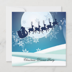 Christmas Dinner Party 3 Invitation