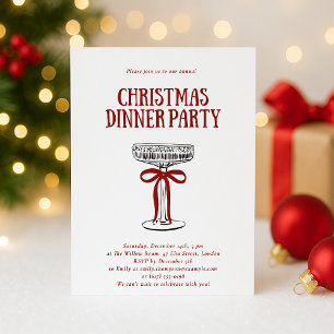 Christmas Dinner Party Invitation