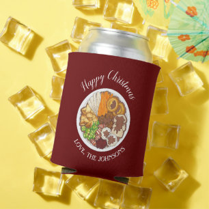 Christmas Dinner Party UK Festive British Food Can Cooler