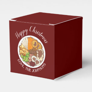 Christmas Dinner Party UK Festive British Food Favour Box
