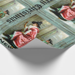 Christmas Dinner Victorian Wrapping Paper