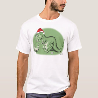 Christmas Dinosaur at the Manger T-Shirt